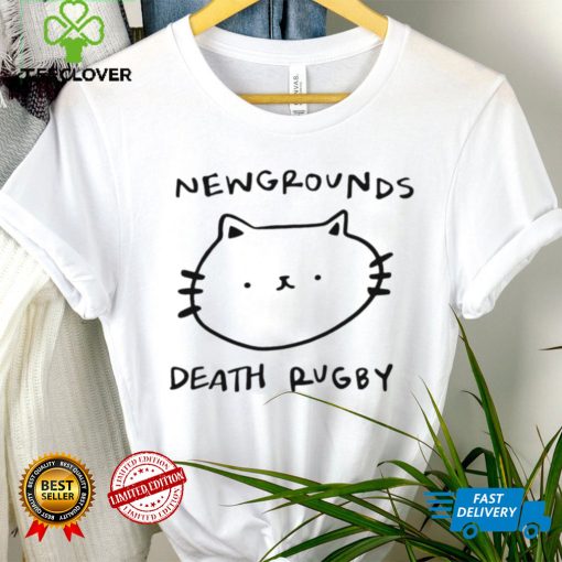 Cat newgrounds death rugby funny T hoodie, sweater, longsleeve, shirt v-neck, t-shirt