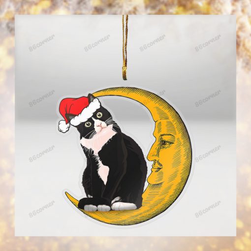 Cat on the moon ornament