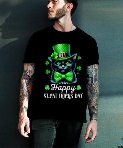 Cat portrait wear green hat happy St. cat tricks day st Patrick’s day cat hoodie, sweater, longsleeve, shirt v-neck, t-shirt