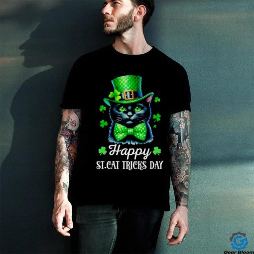 Cat portrait wear green hat happy St. cat tricks day st Patrick’s day cat hoodie, sweater, longsleeve, shirt v-neck, t-shirt