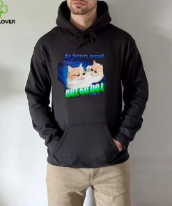 Cat the horrors persist but so do I hoodie, sweater, longsleeve, shirt v-neck, t-shirt