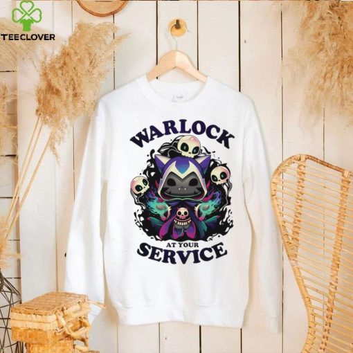 Cat warlock at your service hoodie, sweater, longsleeve, shirt v-neck, t-shirt