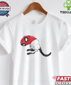 Cat wearing Spiderman mask shirt 2 Cat wearing Spiderman mask shirt