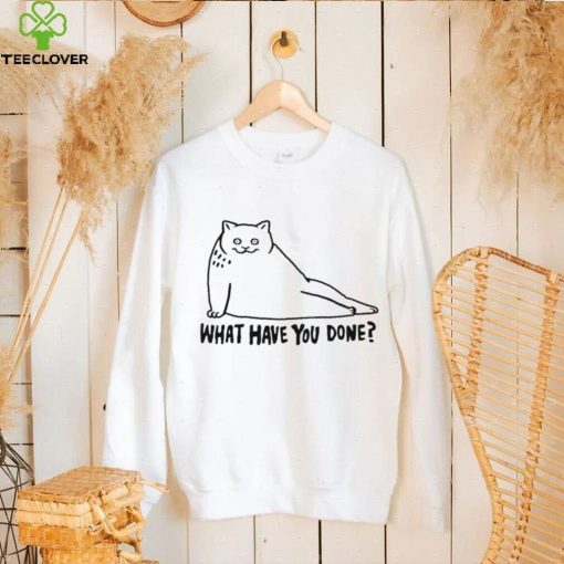 Cat what have you done hoodie, sweater, longsleeve, shirt v-neck, t-shirt