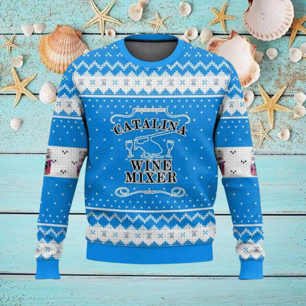 Catalina Wine Mixer Drink Ugly Christmas Sweater Catalina Wine Mixer Drink Ugly Christmas Sweater