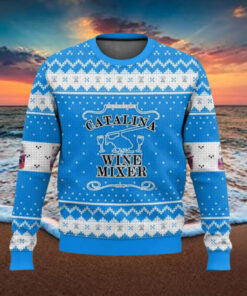 Catalina Wine Mixer Drink Ugly Christmas Sweater