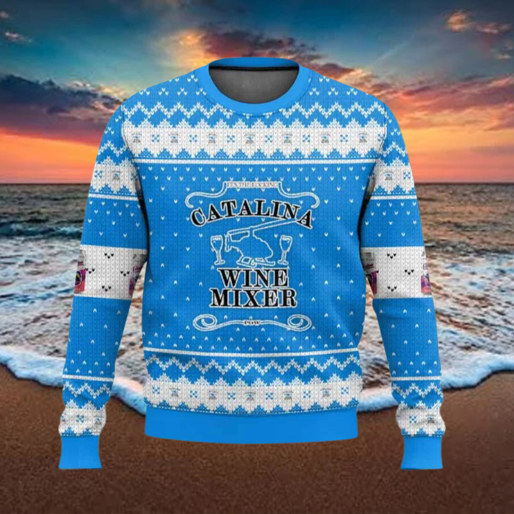 Catalina Wine Mixer Drink Ugly Christmas Sweater Catalina Wine Mixer Drink Ugly Christmas Sweater