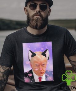 Catboy Trump Mugshot Cringey shirt