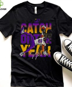 Catch Of The Year Justin Jefferson Viking football signature shirt