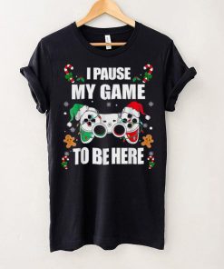 Caterpillar Christmas Gamer I Paused My Game To Be Here Video Gamer Xmas T shirt 3 Caterpillar Christmas Gamer I Paused My Game To Be Here Video Gamer Xmas T shirt