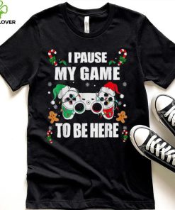 Caterpillar Christmas Gamer I Paused My Game To Be Here Video Gamer Xmas T shirt 6 Caterpillar Christmas Gamer I Paused My Game To Be Here Video Gamer Xmas T shirt