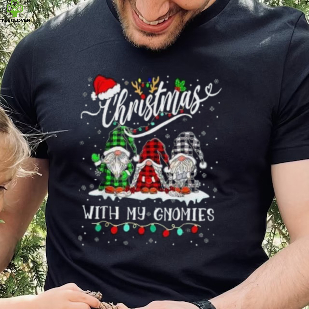 Caterpillar Christmas With My Gnomies Green Red White Plaid Xmas Gnomes T shirt Caterpillar Christmas With My Gnomies Green Red White Plaid Xmas Gnomes T shirt