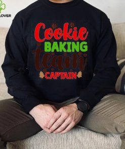 Caterpillar Cookie Baking Team Captain Gingerbread Funny Christmas Shirt