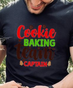 Caterpillar Cookie Baking Team Captain Gingerbread Funny Christmas Shirt