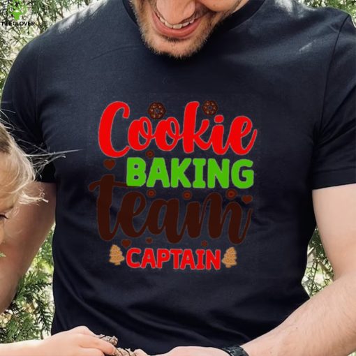 Caterpillar Cookie Baking Team Captain Gingerbread Funny Christmas Shirt
