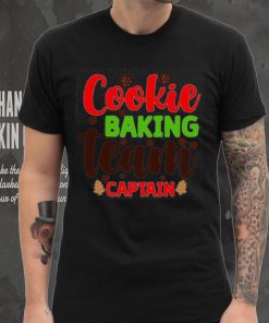Caterpillar Cookie Baking Team Captain Gingerbread Funny Christmas Shirt