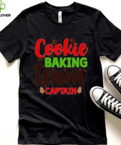 Caterpillar Cookie Baking Team Captain Gingerbread Funny Christmas Shirt