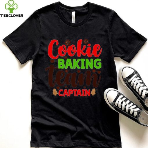 Caterpillar Cookie Baking Team Captain Gingerbread Funny Christmas Shirt