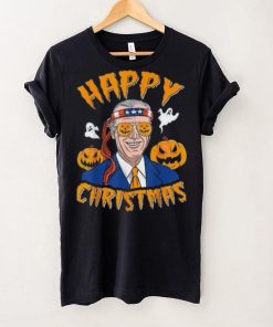 Caterpillar Joe Biden Confused Happy Christmas Funny Halloween T shirt