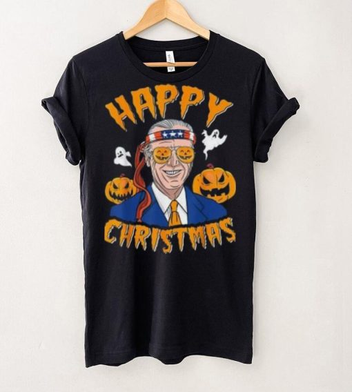 Caterpillar Joe Biden Confused Happy Christmas Funny Halloween T shirt