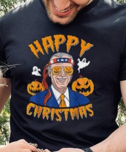 Caterpillar Joe Biden Confused Happy Christmas Funny Halloween T shirt