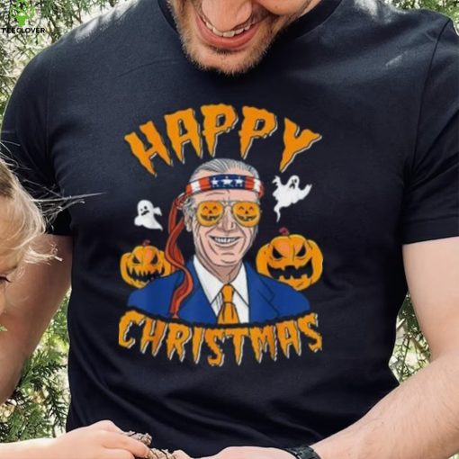 Caterpillar Joe Biden Confused Happy Christmas Funny Halloween T shirt