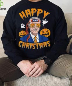 Caterpillar Joe Biden Confused Happy Christmas Funny Halloween T shirt