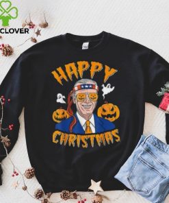 Caterpillar Joe Biden Confused Happy Christmas Funny Halloween T shirt