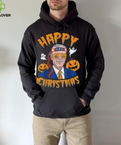 Caterpillar Joe Biden Confused Happy Christmas Funny Halloween T shirt