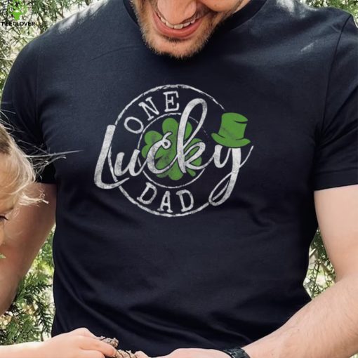 Caterpillar One Lucky Dad Funny Irish Clovers St Patrick’s Day T  hoodie, sweater, longsleeve, shirt v-neck, t-shirt