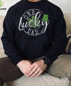 Caterpillar One Lucky Dad Funny Irish Clovers St Patrick's Day T hoodie, sweater, longsleeve, shirt v-neck, t-shirt