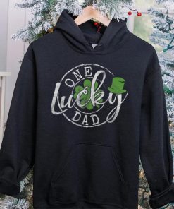 Caterpillar One Lucky Dad Funny Irish Clovers St Patrick's Day T hoodie, sweater, longsleeve, shirt v-neck, t-shirt