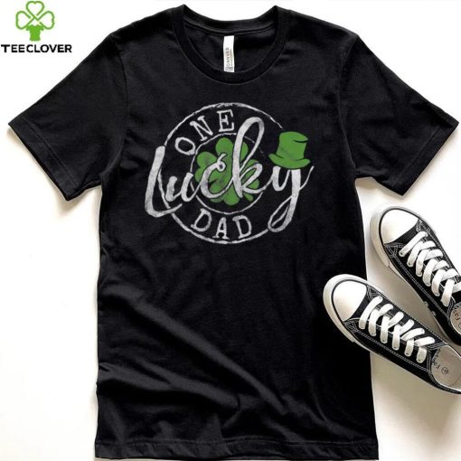 Caterpillar One Lucky Dad Funny Irish Clovers St Patrick’s Day T  hoodie, sweater, longsleeve, shirt v-neck, t-shirt