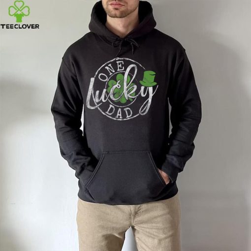 Caterpillar One Lucky Dad Funny Irish Clovers St Patrick’s Day T  hoodie, sweater, longsleeve, shirt v-neck, t-shirt