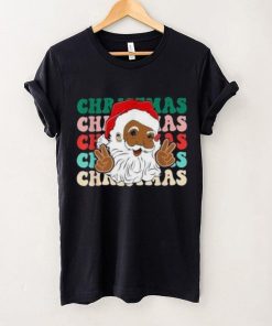 Caterpillar Santa Claus Black Christmas Afro African American Xmas T shirt