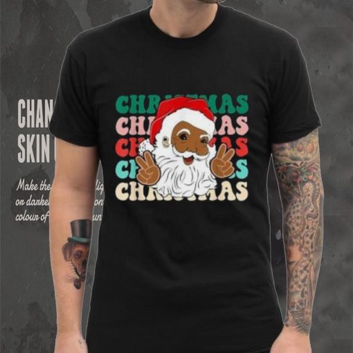 Caterpillar Santa Claus Black Christmas Afro African American Xmas T hoodie, sweater, longsleeve, shirt v-neck, t-shirt