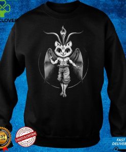 Cathomet Demon Cat Satan Baphomet Cat Love Pentagram Satanic Shirt