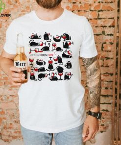 Cats 20 Ways To Drink Wine Cat Kitten Black shirt