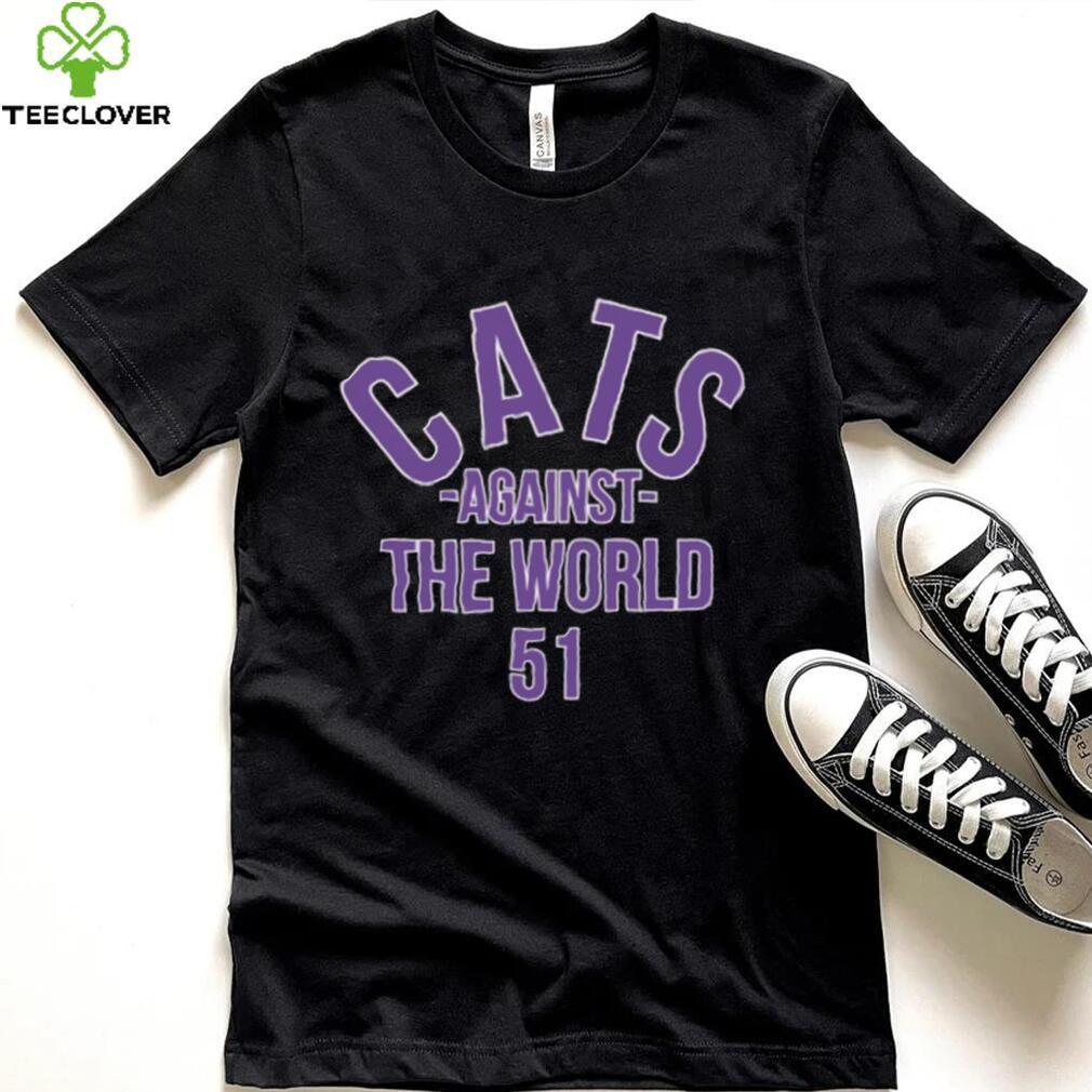 Cats Against The World 51 Pat Fitzgerald Shirt Cats Against The World 51 Pat Fitzgerald Shirt