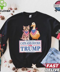 Cats And Ducks For Trump 2024 Kittens And Ducks For Trump T Shirt