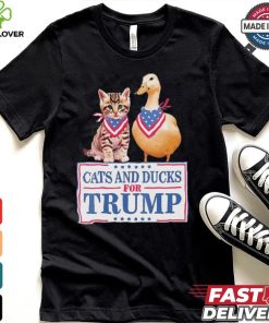 Cats And Ducks For Trump 2024 Kittens And Ducks For Trump T Shirt