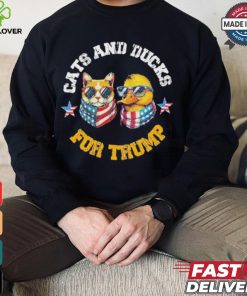 Cats And Ducks For Trump President 2024 Trump Vance 2024 T Shirt