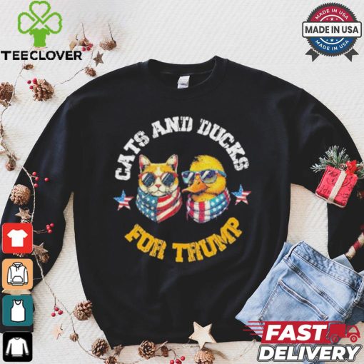 Cats And Ducks For Trump President 2024 Trump Vance 2024 T Shirt