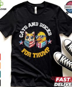 Cats And Ducks For Trump President 2024 Trump Vance 2024 T Shirt