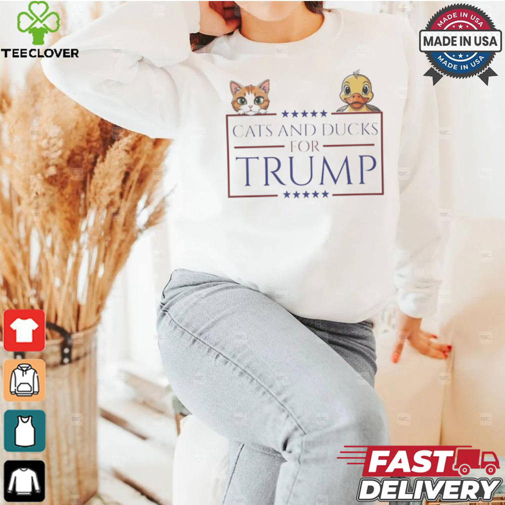 Cats And Ducks For Trump Trump Vance Shirt Cats And Ducks For Trump Trump Vance Shirt