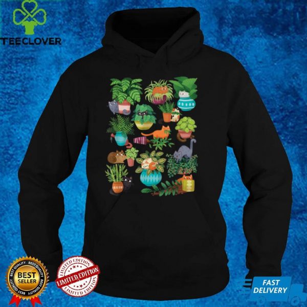 Cats And Plants Funny Garden Quote Gardener T Shirt