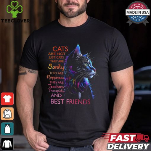 Cats Are Not Just Cats They Are Sanity Best Friends Shirt