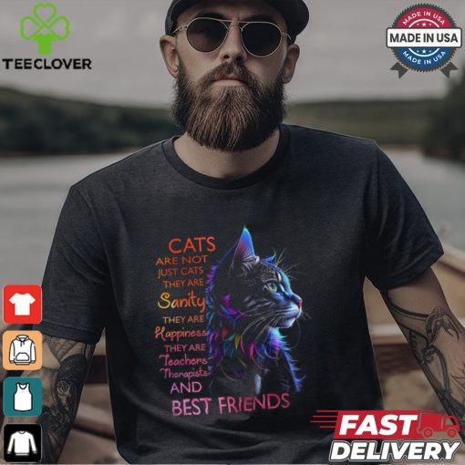 Cats Are Not Just Cats They Are Sanity Best Friends Shirt