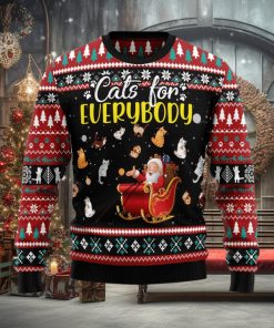 Cats For Everybody Merry Christmas Ugly Christmas Sweater Funny Christmas Gift For Family