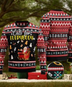Cats For Everybody Merry Christmas Ugly Christmas Sweater